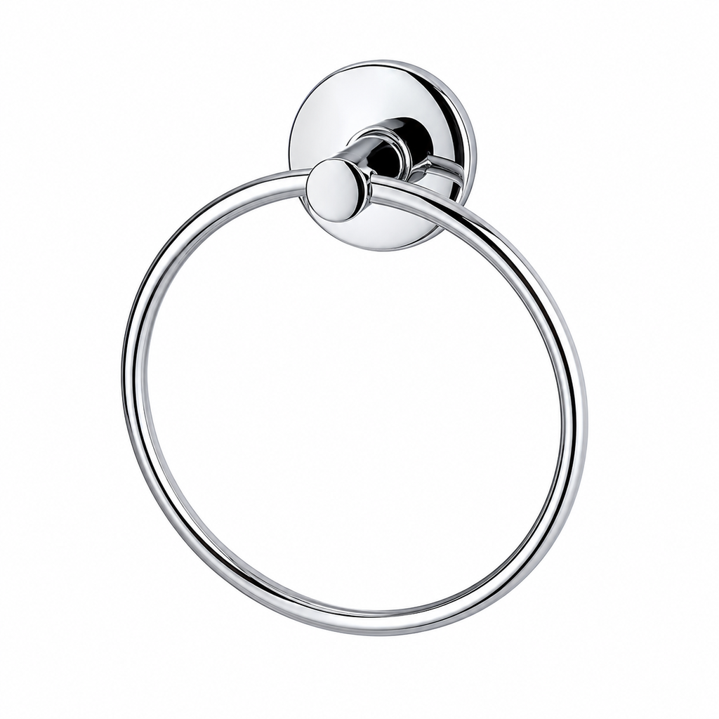 Towel Ring 8mm Round Brass