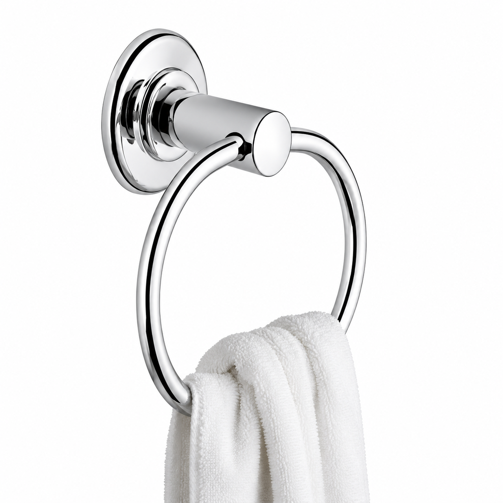 Towel Ring Round SS