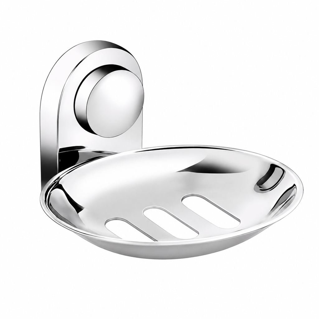 Round Slotted Soap Dish